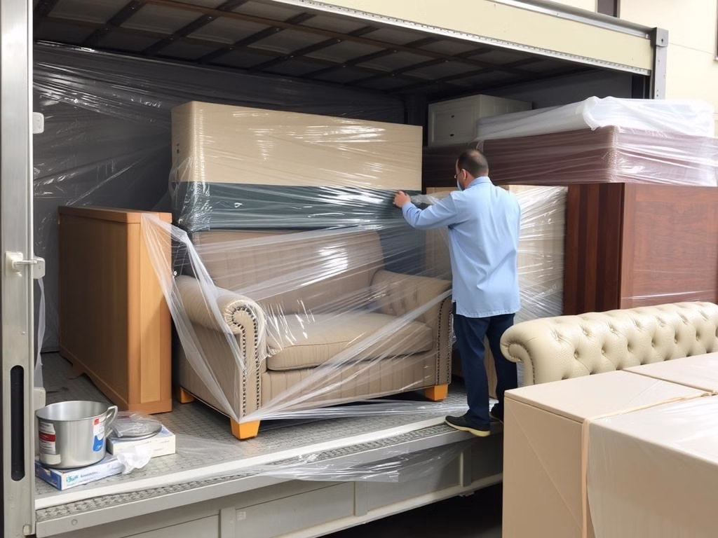 تغليف احترافي للأثاث عند نقل عفش من الخبر إلى الرياض تغليف احترافي للأثاث عند نقل عفش من الخبر إلى الرياض