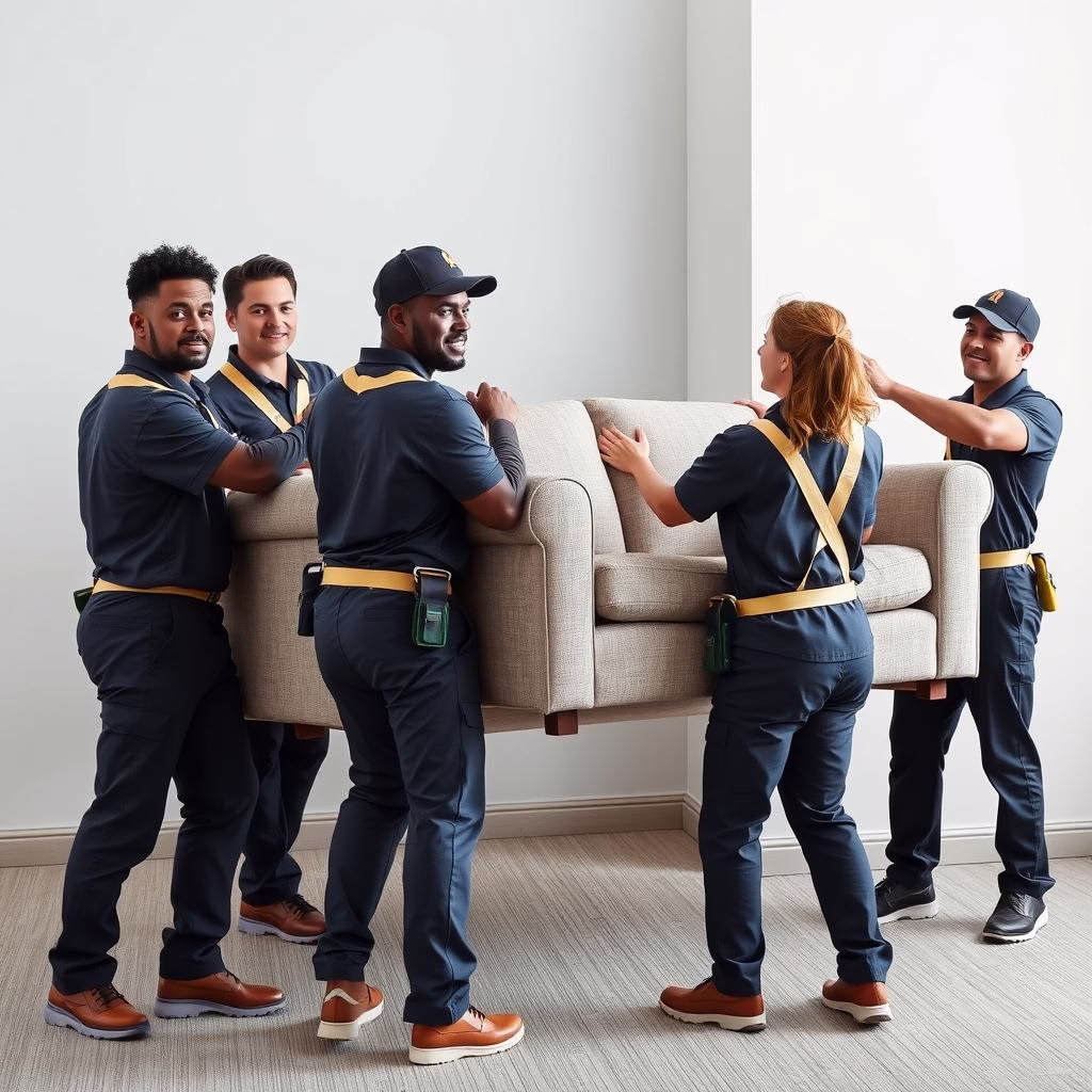 فريق عمل محترف يقوم بنقل الأثاث بعناية من الباحة إلى الجبيل الصناعية فريق عمل محترف يقوم بنقل الأثاث بعناية من الباحة إلى الجبيل الصناعية