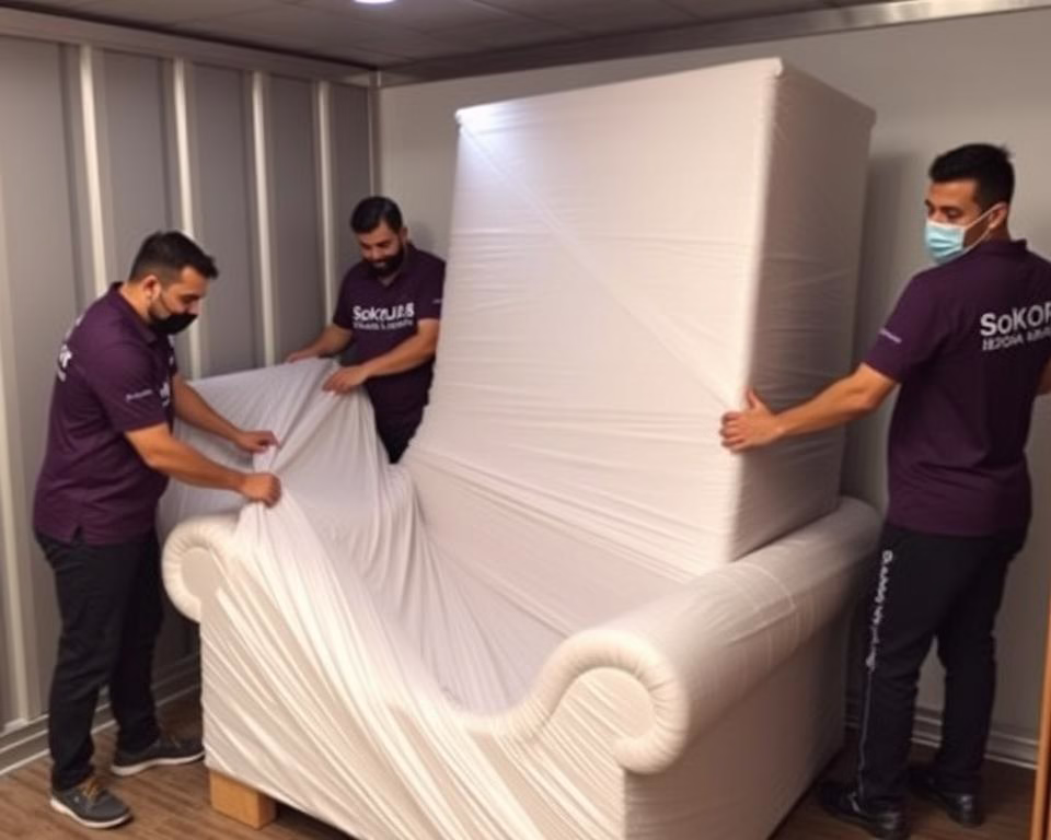 فريق عمل يقوم بتغليف وتحميل أثاث للنقل من الدمام إلى جازان فريق عمل يقوم بتغليف وتحميل أثاث للنقل من الدمام إلى جازان