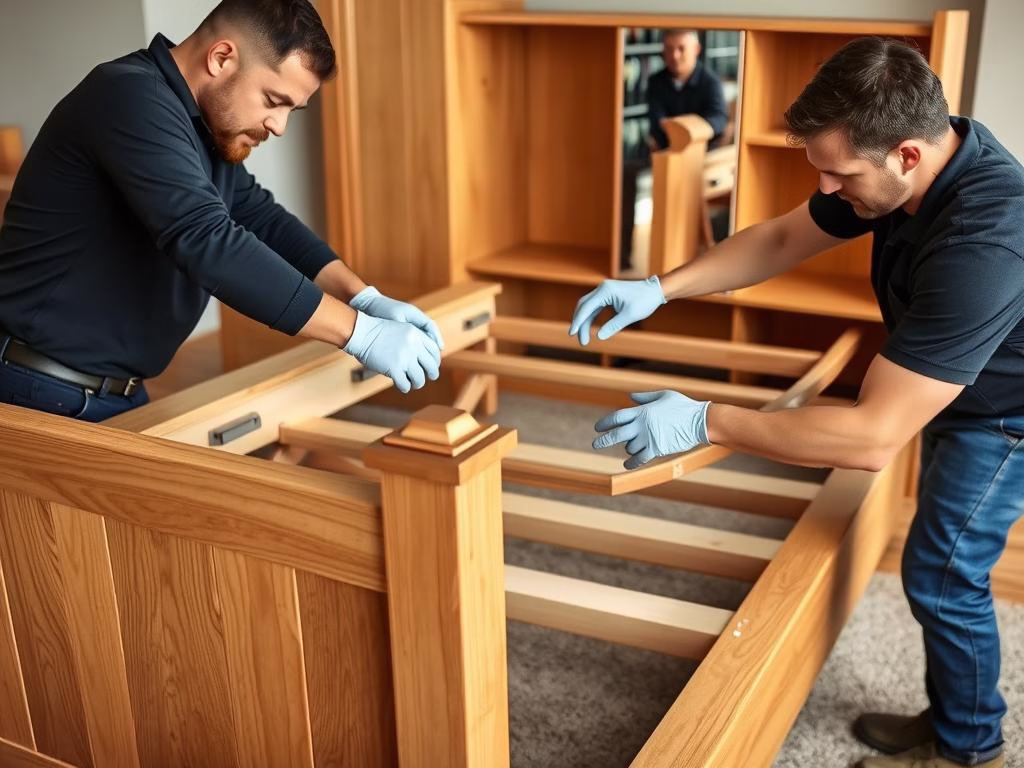 فك الأثاث بعناية قبل نقله من الباحة إلى الخبر فك الأثاث بعناية قبل نقله من الباحة إلى الخبر