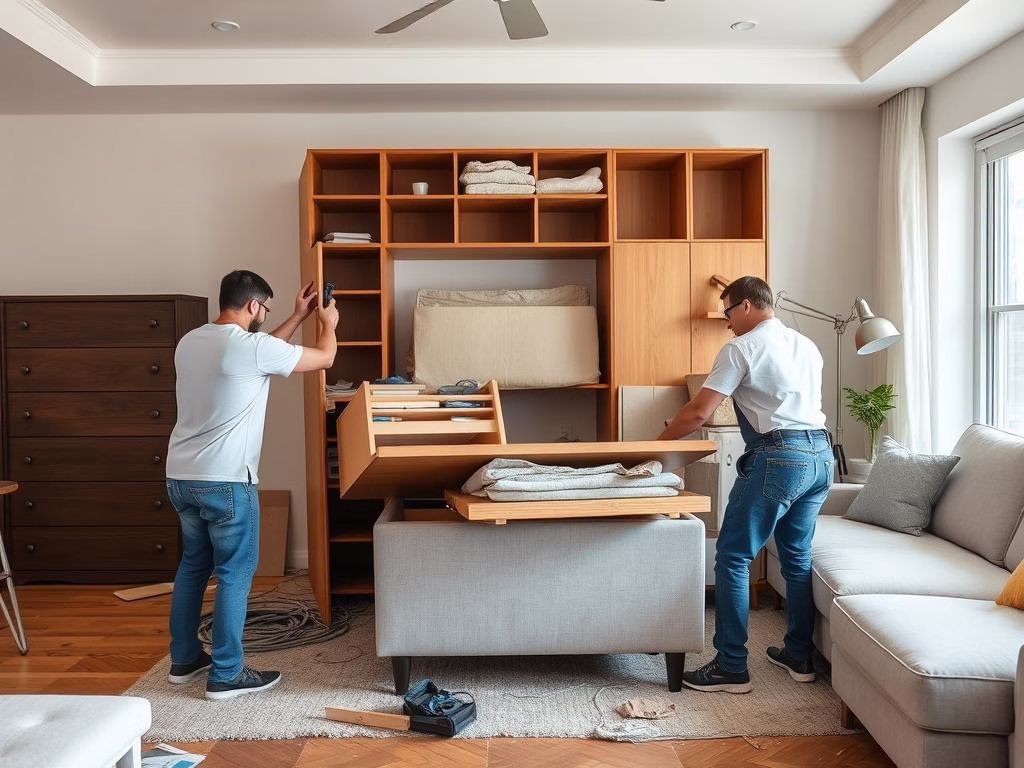 تفريغ وتركيب الأثاث في المنزل الجديد من شركة نقل عفش بجدة تفريغ وتركيب الأثاث في المنزل الجديد من شركة نقل عفش بجدة