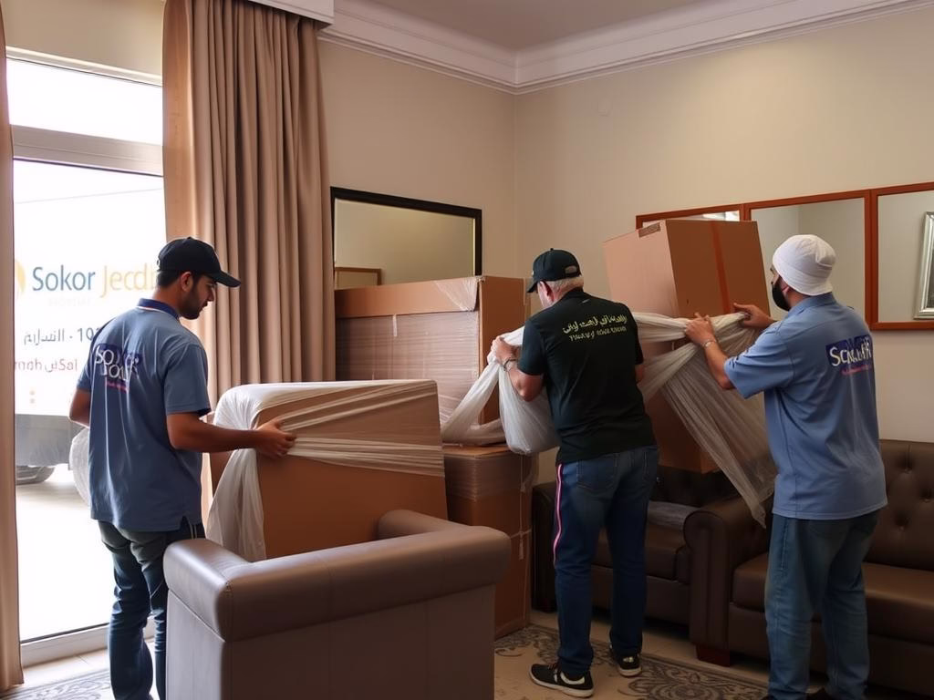 خدمة نقل عفش بجدة من شركة صقور جدة