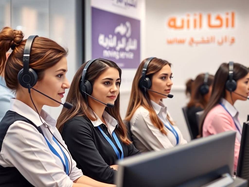 فريق خدمة العملاء في شركة نقل عفش جدة فريق خدمة العملاء في شركة نقل عفش جدة