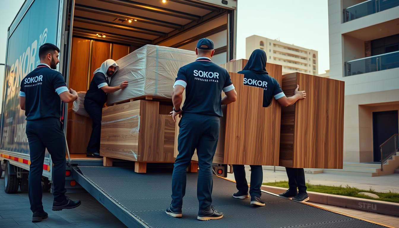 فريق شركة صقور جدة المحترف لخدمة نقل عفش آمنة وسريعة داخل جدة