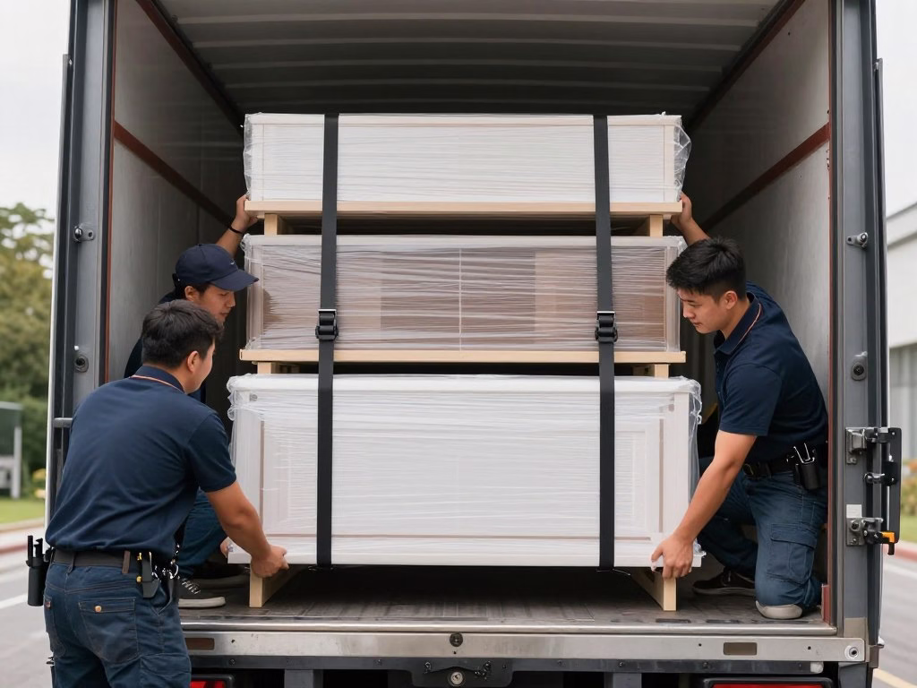 تحميل الأثاث في سيارات شركة نقل عفش من الدمام إلى بيشة تحميل الأثاث في سيارات شركة نقل عفش من الدمام إلى بيشة