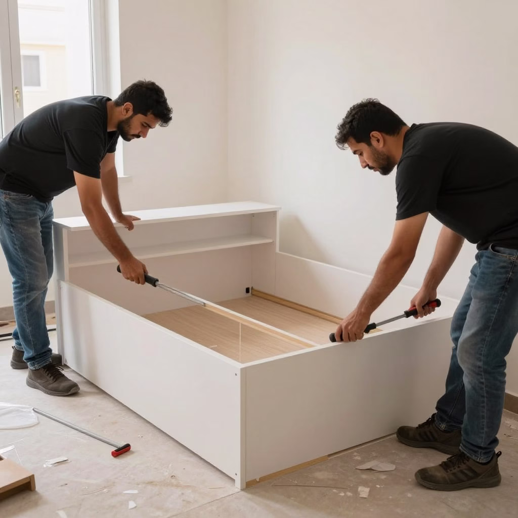 تركيب الأثاث بعد نقله في حي العزيزية جدة تركيب الأثاث بعد نقله في حي العزيزية جدة