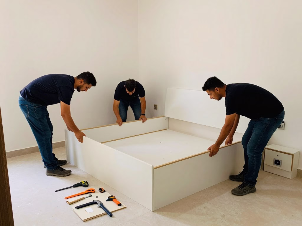 تركيب الأثاث في المنزل الجديد في جازان بواسطة فريق شركة نقل عفش من الدمام إلى جازان تركيب الأثاث في المنزل الجديد في جازان بواسطة فريق شركة نقل عفش من الدمام إلى جازان