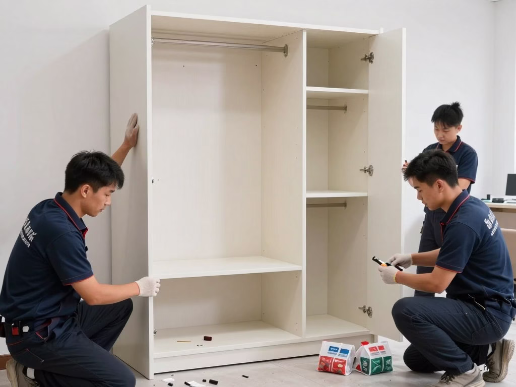 عملية فك الأثاث من قبل شركة نقل عفش من الدمام إلى بيشة عملية فك الأثاث من قبل شركة نقل عفش من الدمام إلى بيشة