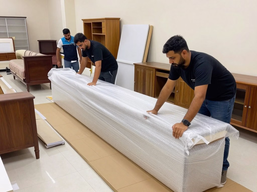 عملية نقل عفش في حي قويزة جدة مع تغليف احترافي للأثاث عملية نقل عفش في حي قويزة جدة مع تغليف احترافي للأثاث