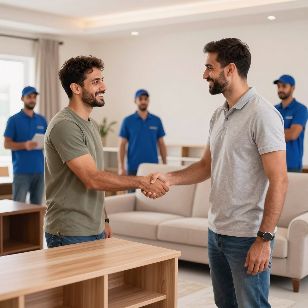 عميل راضٍ عن خدمة نقل عفش حي البوادي جدة عميل راضٍ عن خدمة نقل عفش حي البوادي جدة