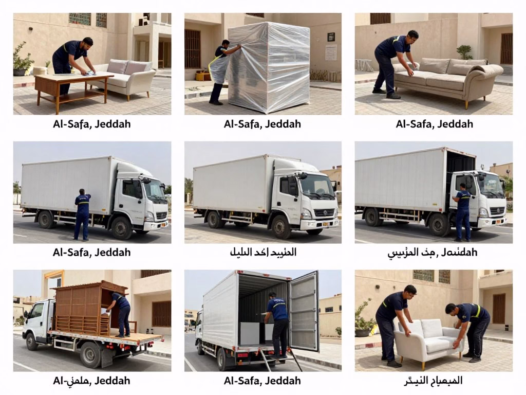 مراحل نقل العفش في حي الصفا جدة مراحل نقل العفش في حي الصفا جدة