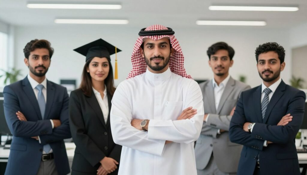 تنمية المهارات التقنية والمهنية للشباب السعودي