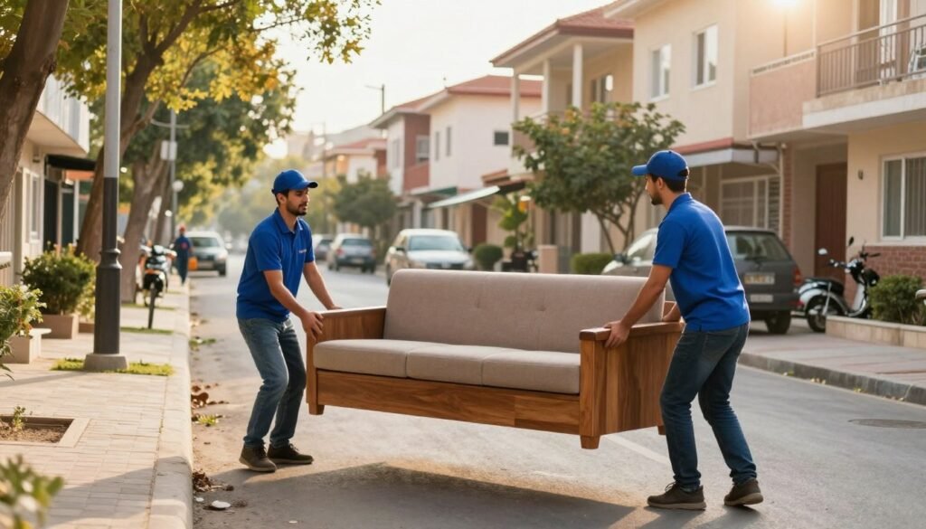 حلول نقل الأثاث الاحترافية في حي الرحمانية وحي الربوة