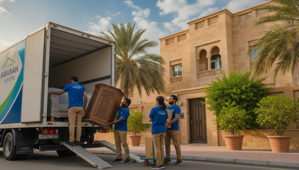 خدمات نقل الأثاث في حي الملك فهد