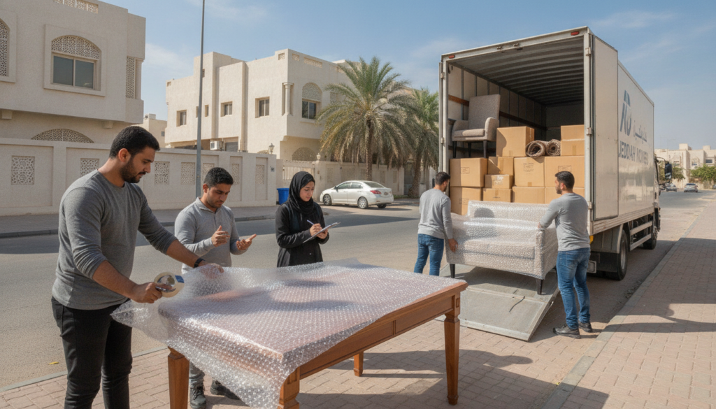 خدمة نقل وتغليف الأثاث في جدة