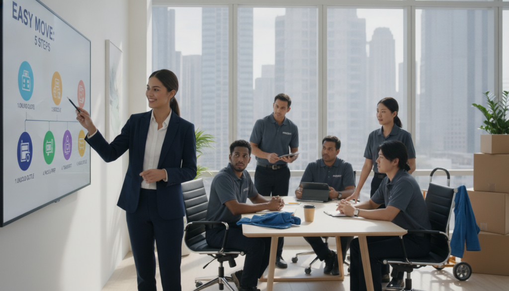 خطوات طلب خدمة نقل الأثاث خطوات طلب خدمة نقل الأثاث