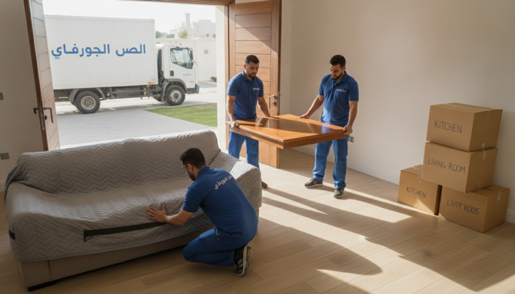 خطوات عملية نقل الأثاث مع شركة صقور جدة خطوات عملية نقل الأثاث مع شركة صقور جدة