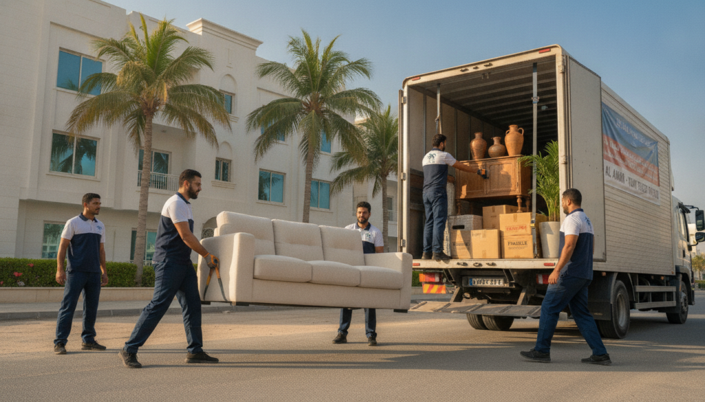 خطوات نقل الأثاث مع شركة صقور جدة