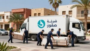 شركة نقل أثاث حي الروضة | شركة صقور جدة | 📞 0560329696