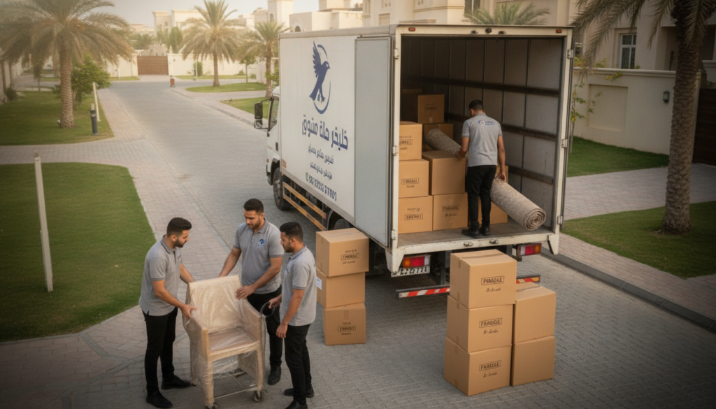 شركة نقل أثاث حي الريان | شركة صقور جدة | 📞 0560329696