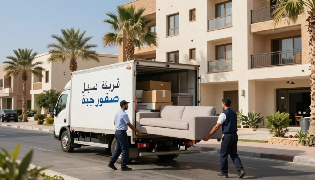 شركة نقل أثاث حي المروج | شركة صقور جدة | 📞 0560329696