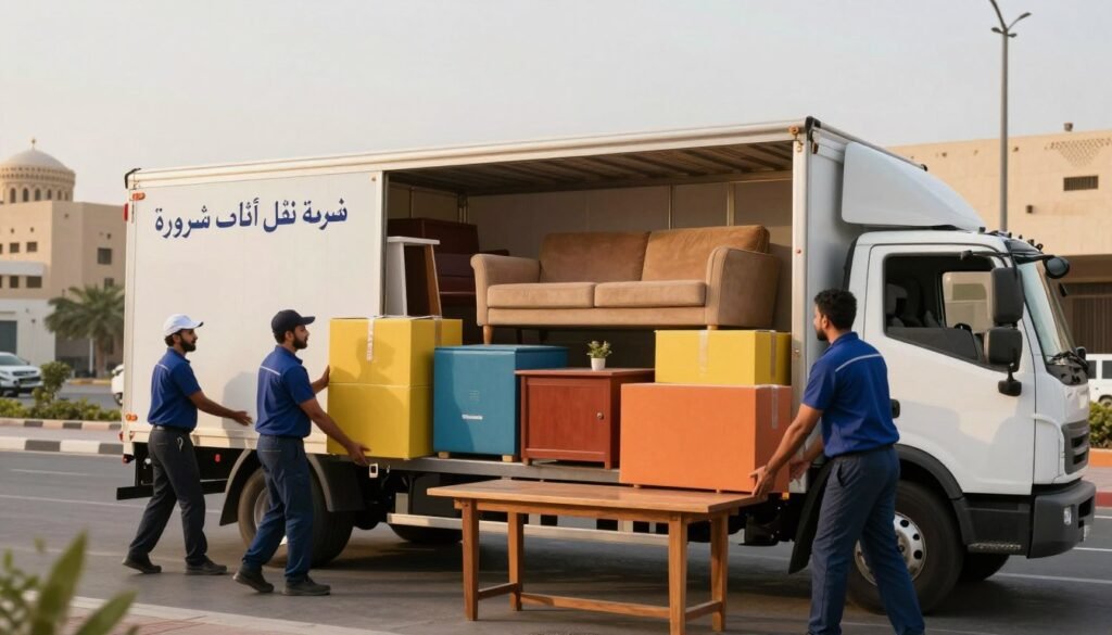 شركة نقل أثاث شرورة | شركة صقور جدة | 📞 0560329696