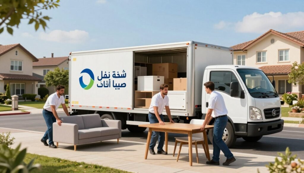 شركة نقل أثاث صبيا | شركة صقور جدة | 📞 0560329696