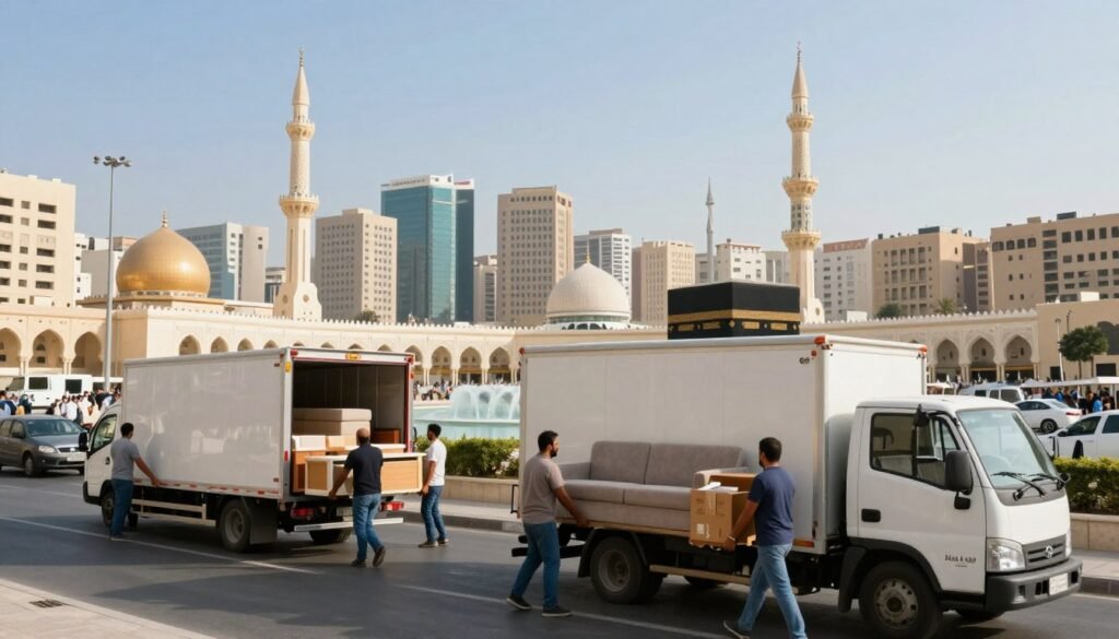 نقل الأثاث في جدة ومكة المكرمة والمدينة المنورة