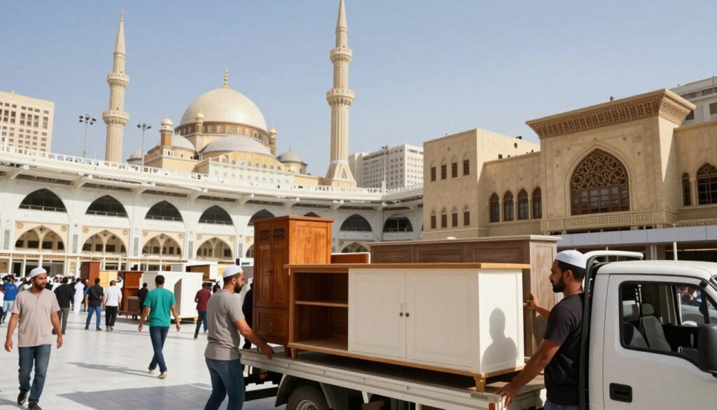نقل الأثاث في مكة المكرمة والمدينة المنورة