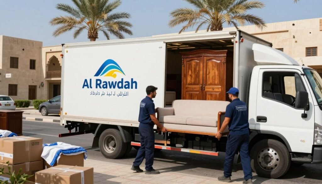 نقل عفش حي الروضة بجدة